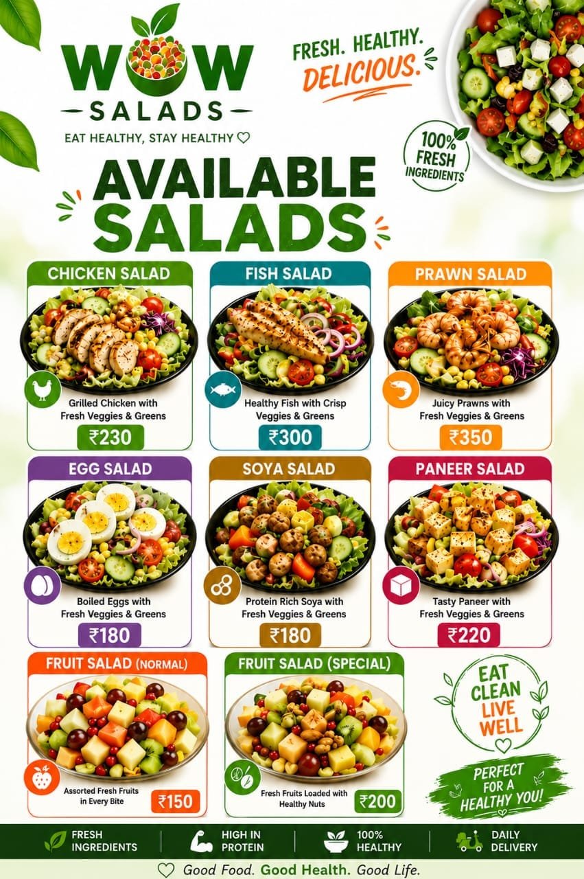 Wow Salads Gallery Poster